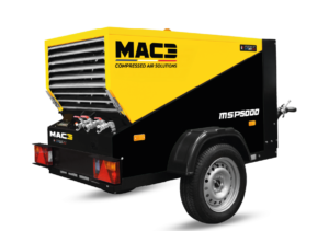 MAC3 MSP5000 portable diesel compressor manufacturer product photograph